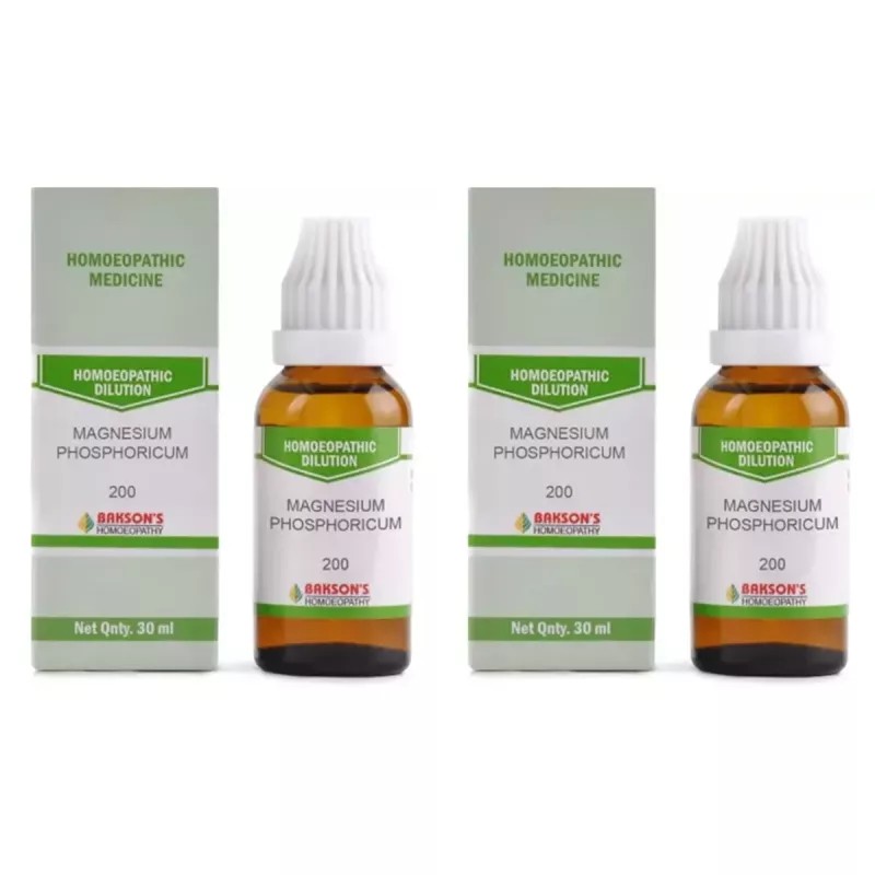 Bakson Magnesium Phosphoricum 200 CH (30ml, Pack of 2)