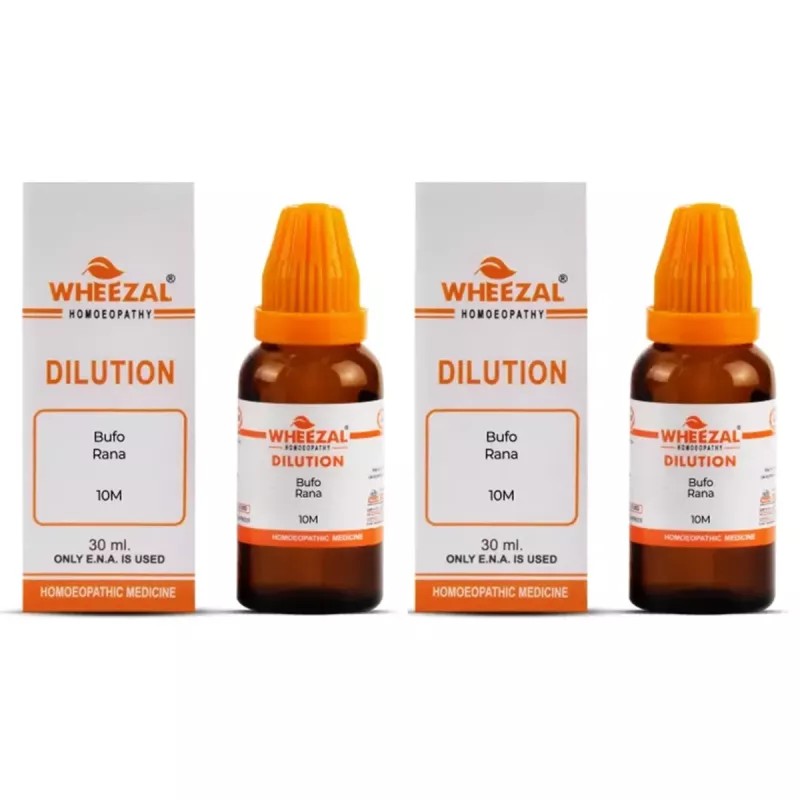 Wheezal Bufo Rana 10M CH (30ml, Pack of 2)