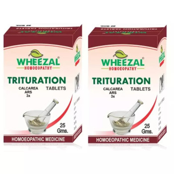 Wheezal Calcarea Ars 3X (25g, Pack of 2)
