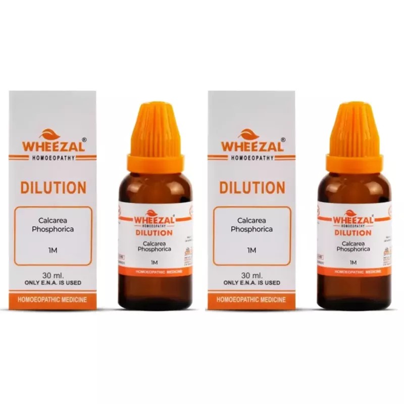 Wheezal Calcarea Phosphorica 1M (1000 CH) (30ml, Pack of 2)