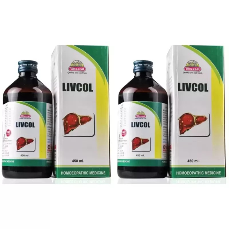 Wheezal Livcol Liver Tonic (450ml, Pack of 2)