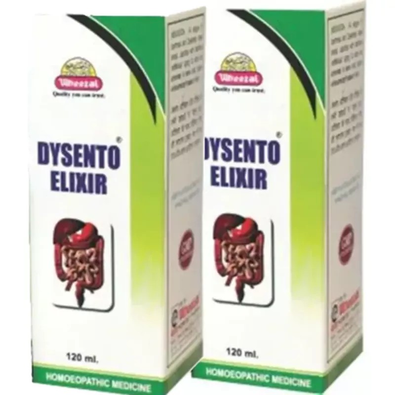 Wheezal Dysento Elixir Syrup (120ml, Pack of 2)
