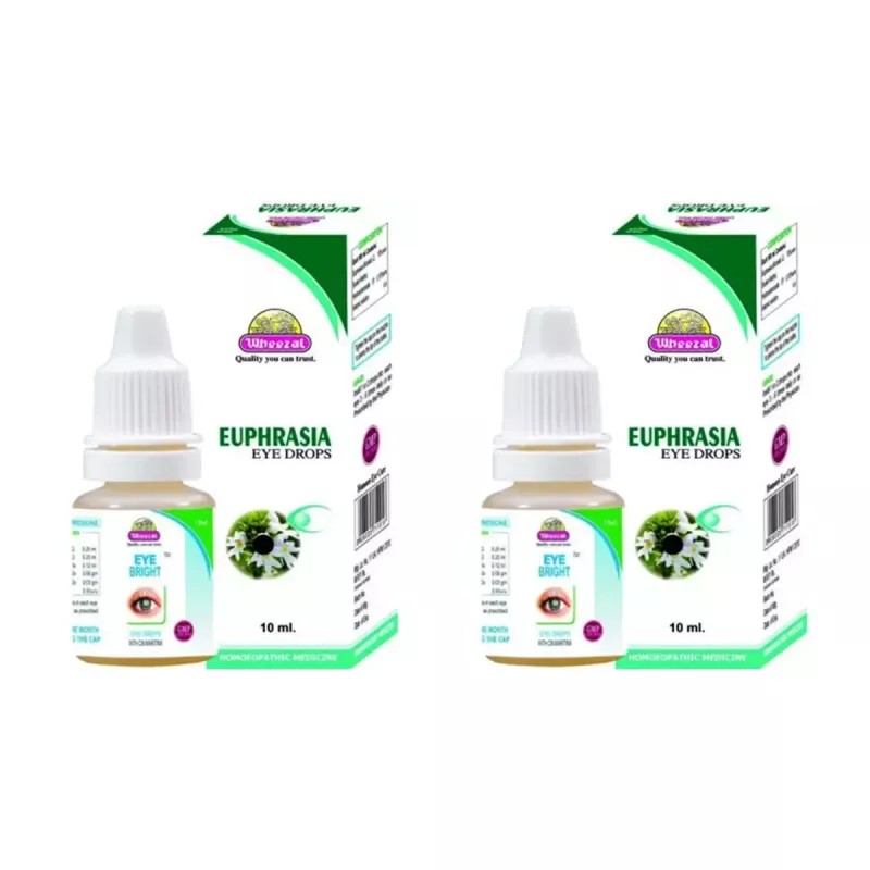 Wheezal Euphrasia Eye Drops (10ml, Pack of 2)