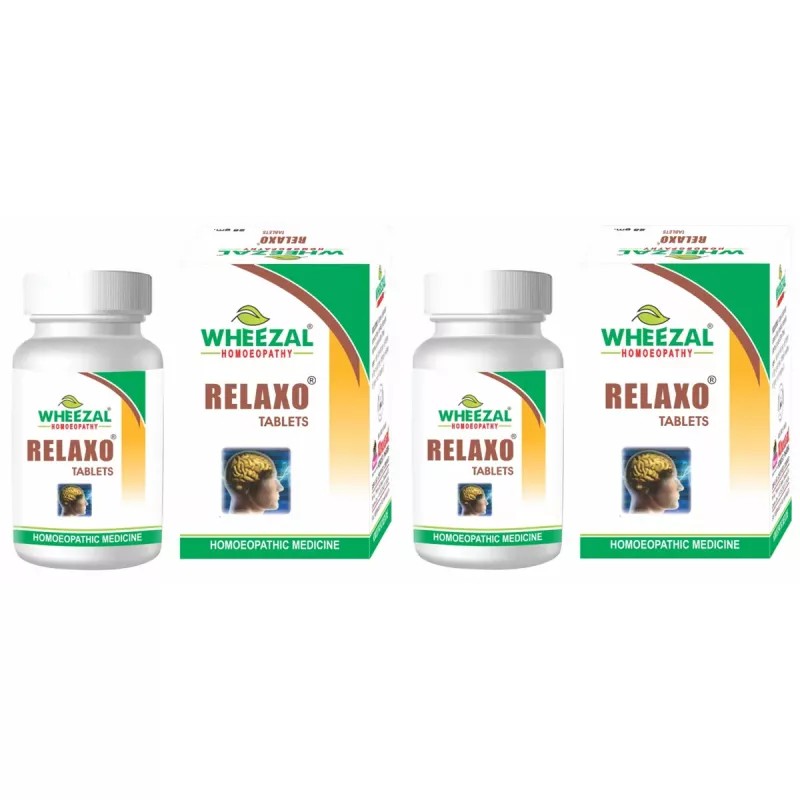 Wheezal Relaxo Tablets (25g, Pack of 2)