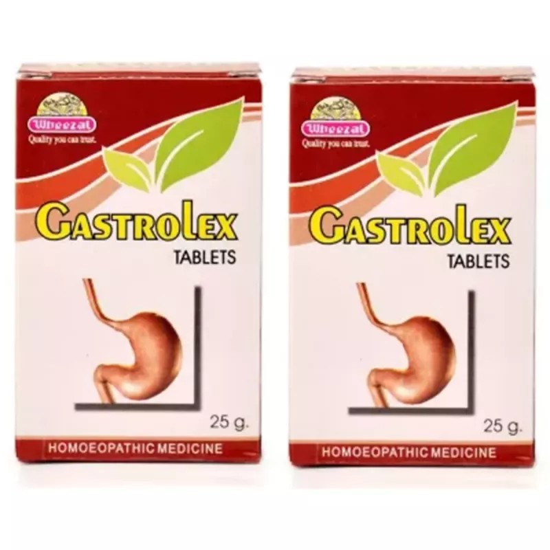 Wheezal Gastrolex Tablets (25g, Pack of 2)