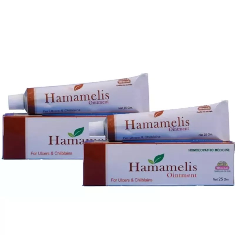 Wheezal Hamamelis Ointment (25g, Pack of 2)