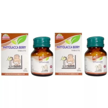 Wheezal Phytolacca Berry Tablets (250tab, Pack of 2)