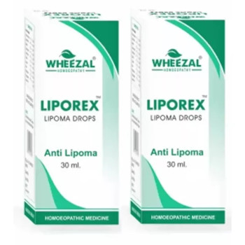 Wheezal Liporex Lipoma Drops (30ml, Pack of 2)