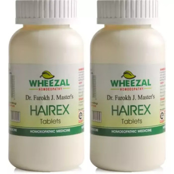 Wheezal Hairex Tablets (200tab, Pack of 2)