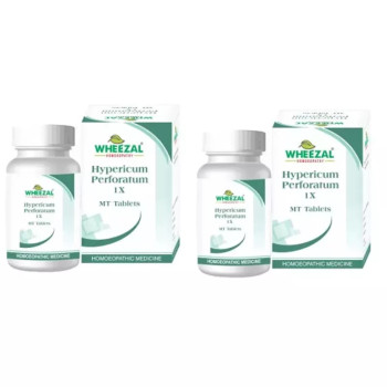 Wheezal Hypericum Perforatum 1X (50tab, Pack of 2)