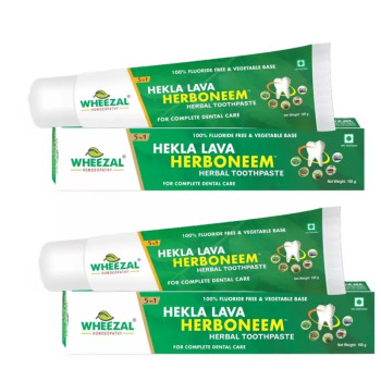 Wheezal Herboneem Herbal Toothpaste (100g, Pack of 2)