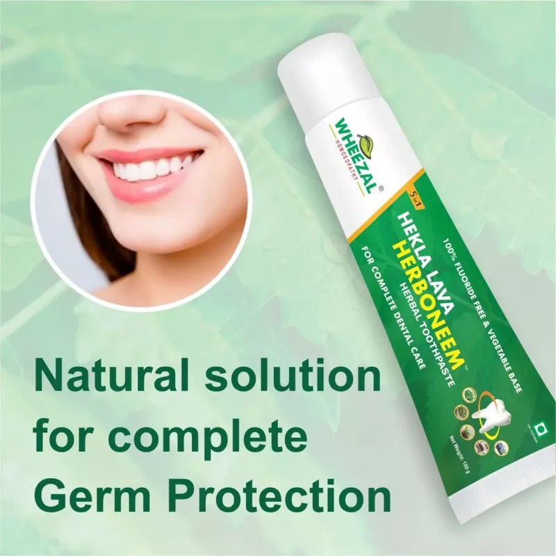Wheezal Herboneem Herbal Toothpaste (100g, Pack of 2)