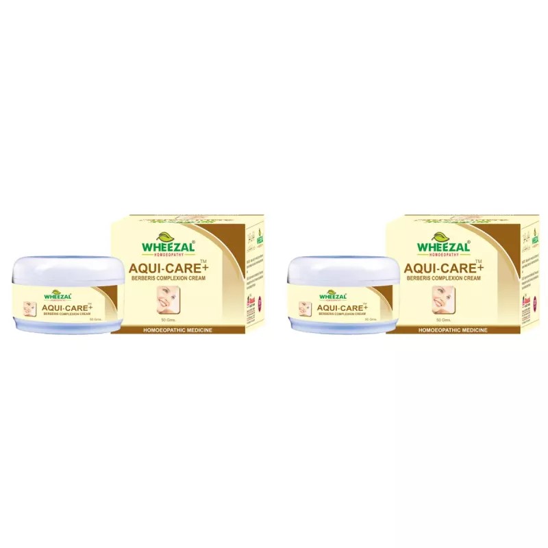Wheezal Aquicare Complexion Cream (50g, Pack of 2)