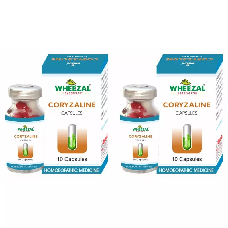 Wheezal Coryzaline Capsules (10cap, Pack of 2)
