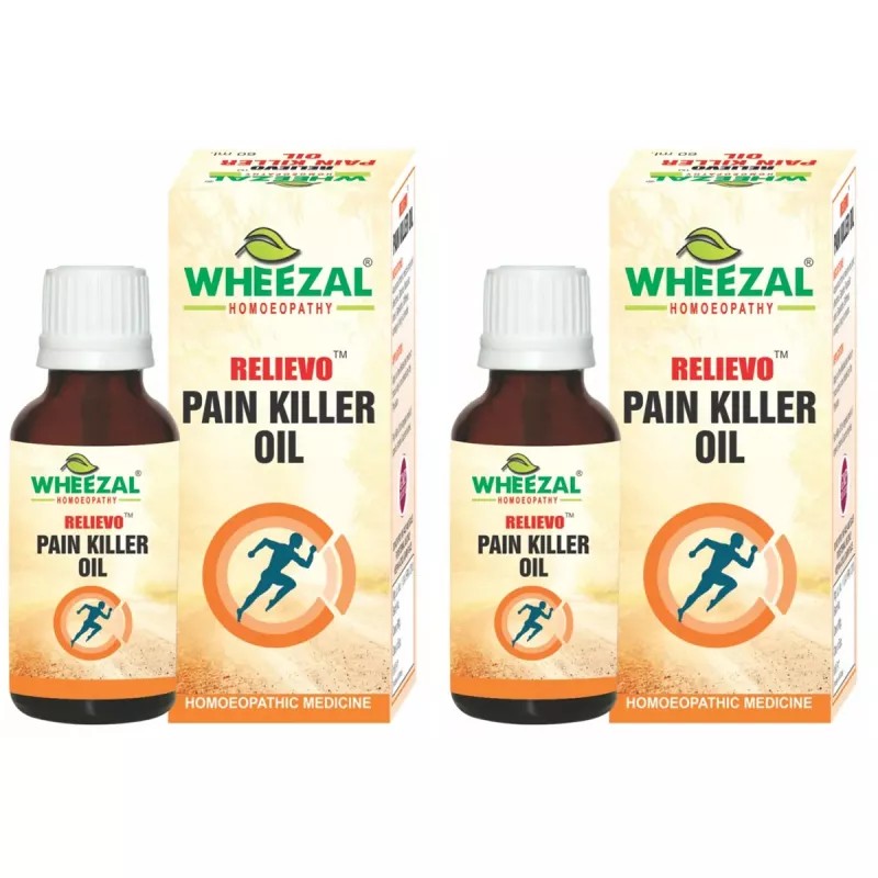 Wheezal Relievo Pain Killer Oil (30ml, Pack of 2)