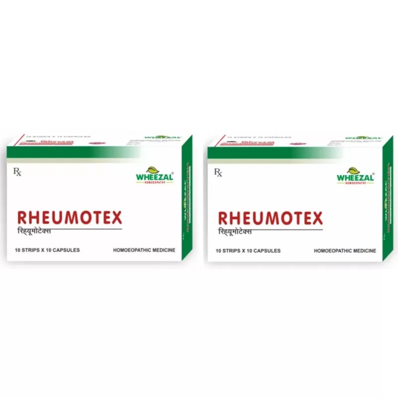 Wheezal Rheumotex Capsules (100cap, Pack of 2)