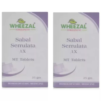 Wheezal Sabal Serrulata 1X (25g, Pack of 2)