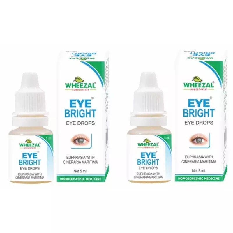 Wheezal Eye Bright Eye Drops (5ml, Pack of 2)