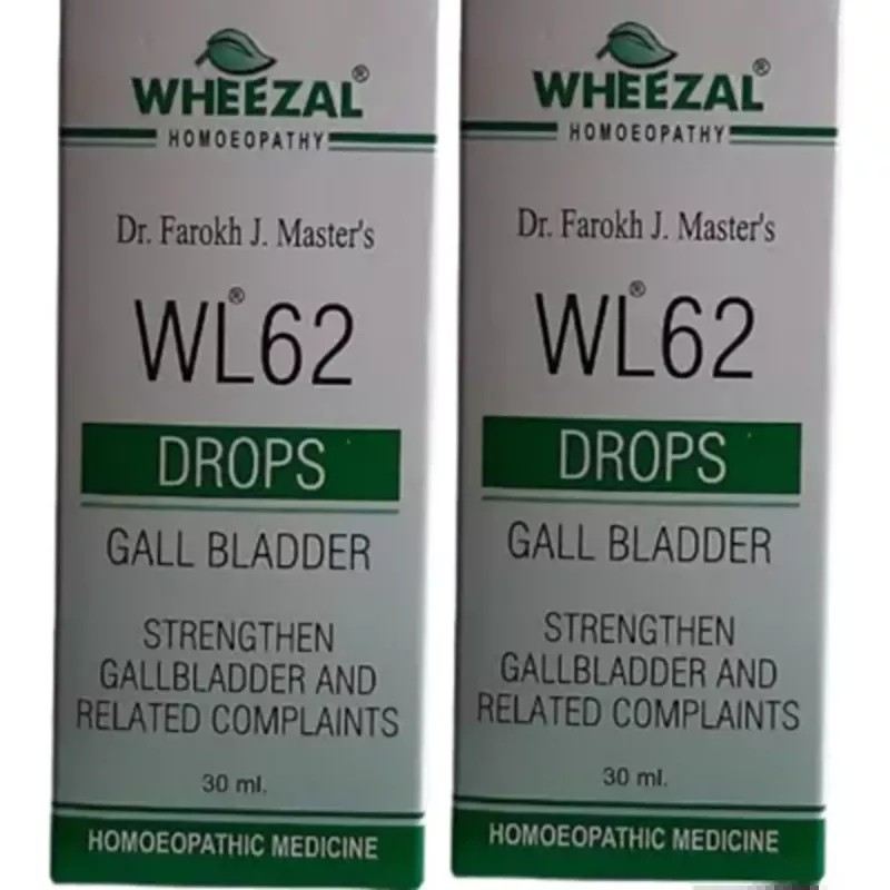 Wheezal Wl 62 Gall Bladder Drops (30ml, Pack of 2)