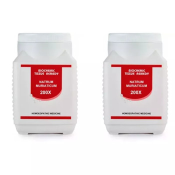 Bakson Natrum Muriaticum 200X (450g, Pack of 2)