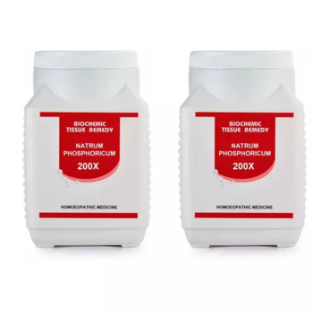 Bakson Natrum Phosphoricum 200X (450g, Pack of 2)