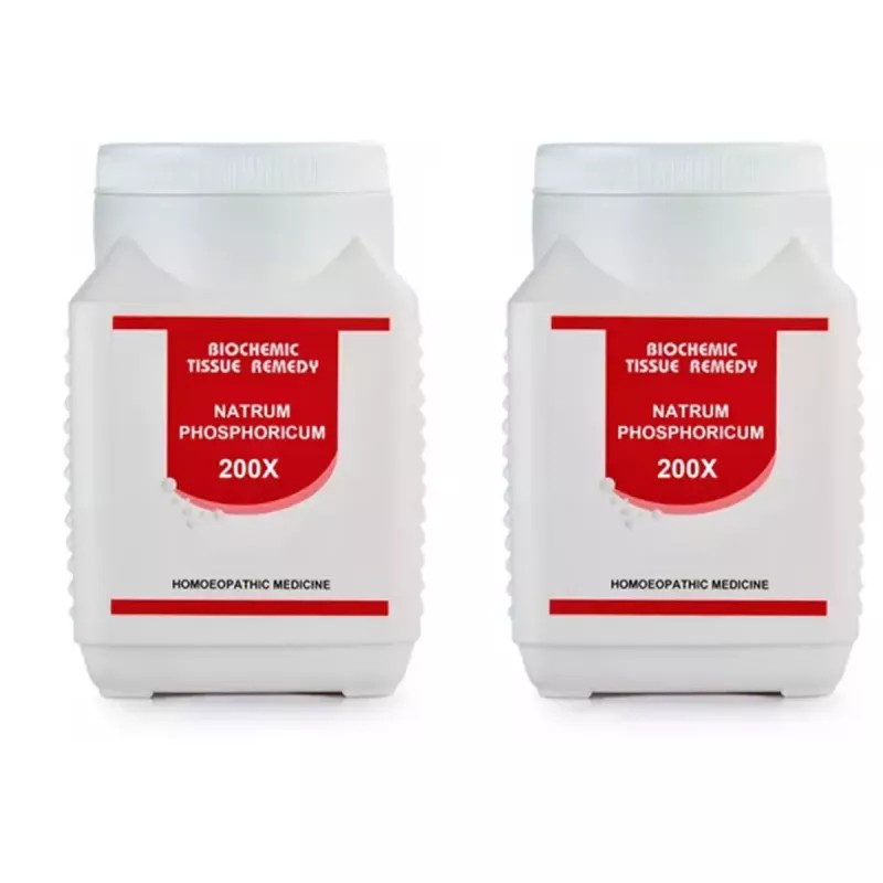 Bakson Natrum Phosphoricum 200X (450g, Pack of 2)