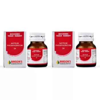 Bakson Natrum Phosphoricum 3X (25g, Pack of 2)