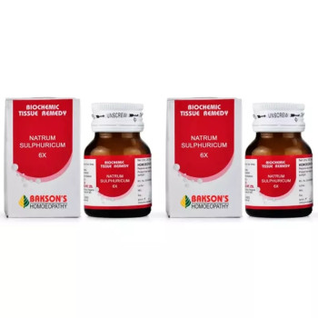 Bakson Natrum Sulphuricum 6X (25g, Pack of 2)