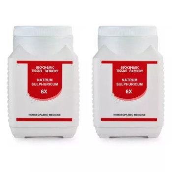 Bakson Natrum Sulphuricum 6X (450g, Pack of 2)