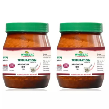 Wheezal Arsenicum Iod 3X (450g, Pack of 2)