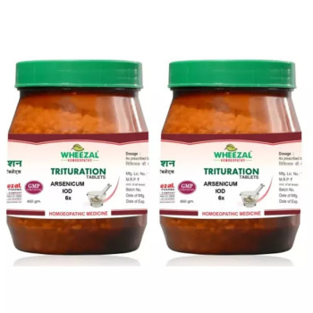 Wheezal Arsenicum Iod 6X (450g, Pack of 2)
