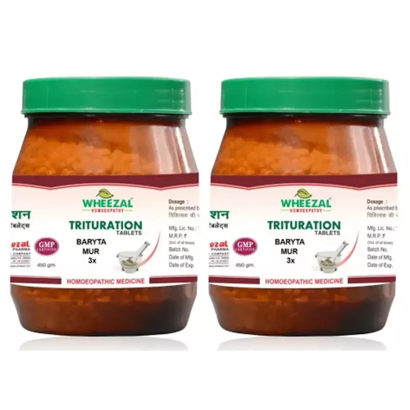 Wheezal Baryta Mur 3X (450g, Pack of 2)