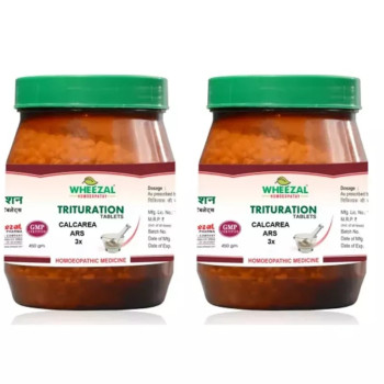 Wheezal Calcarea Ars 3X (450g, Pack of 2)