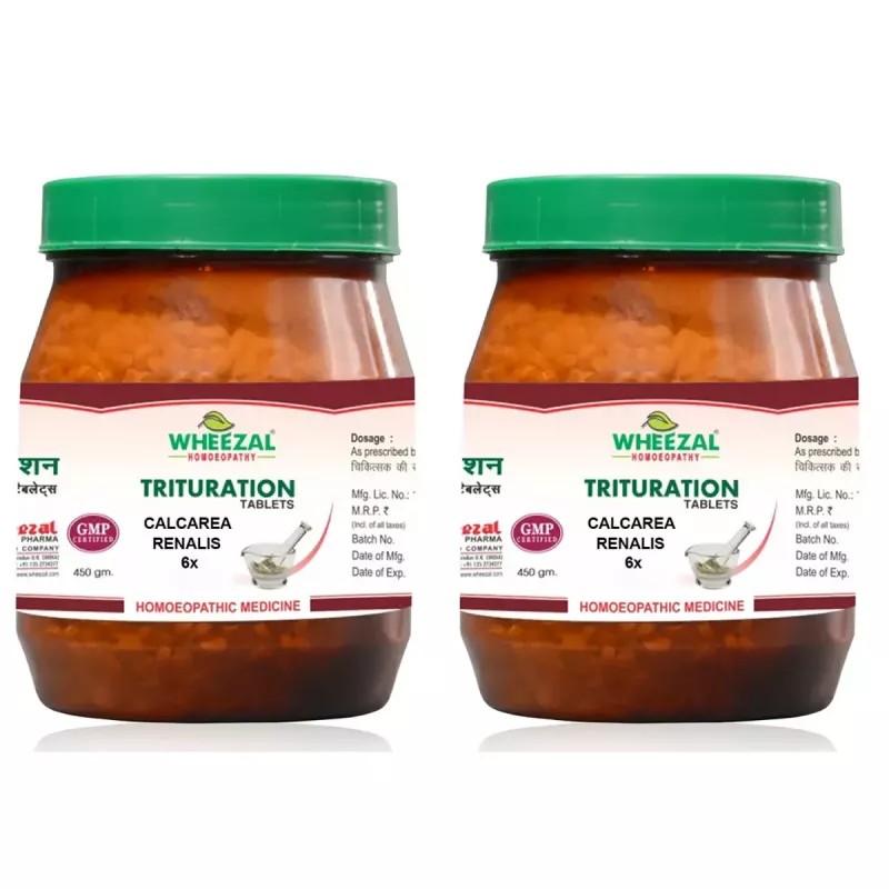 Wheezal Calcarea Renalis 6X (450g, Pack of 2)