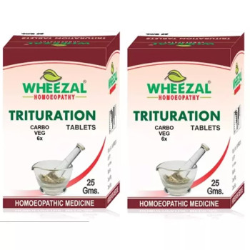 Wheezal Carbo Veg 6X (25g, Pack of 2)