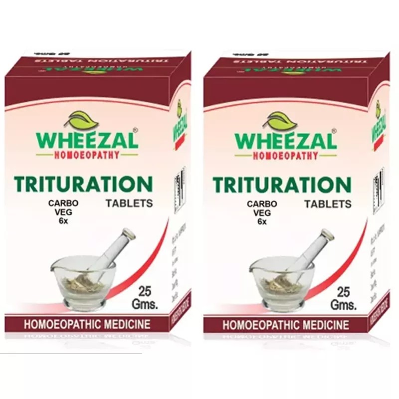Wheezal Carbo Veg 6X (25g, Pack of 2)