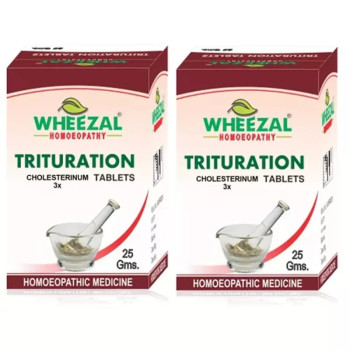 Wheezal Cholesterinum 3X (25g, Pack of 2)