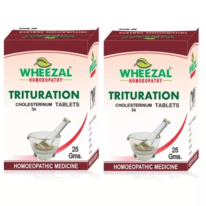 Wheezal Cholesterinum 3X (25g, Pack of 2)