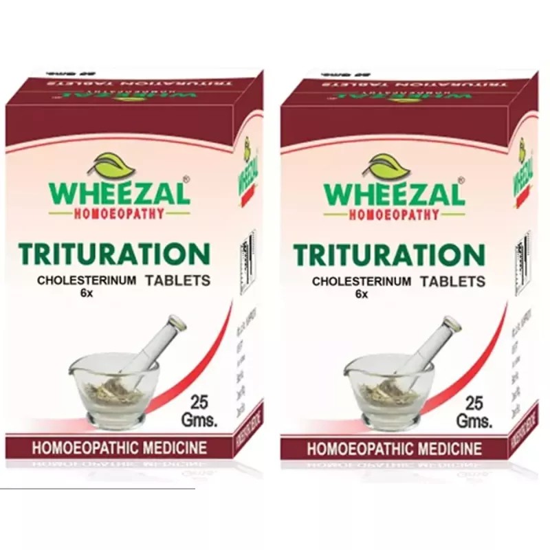 Wheezal Cholesterinum 6X (25g, Pack of 2)