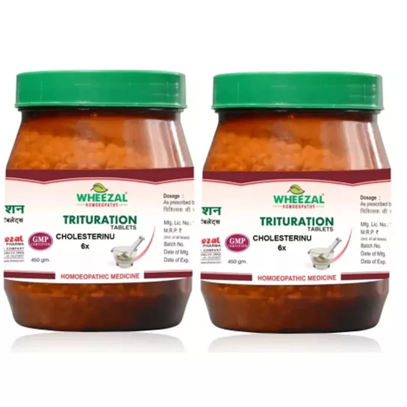 Wheezal Cholesterinum 6X (450g, Pack of 2)