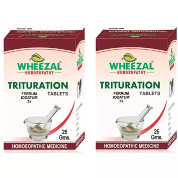 Wheezal Ferrum Iodatum 3X (25g, Pack of 2)