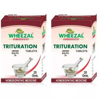 Wheezal Hepar Sulph 3X (25g, Pack of 2)