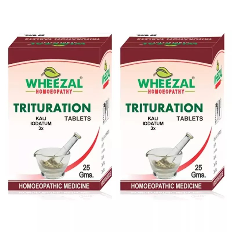 Wheezal Kali Iodatum 3X (25g, Pack of 2)