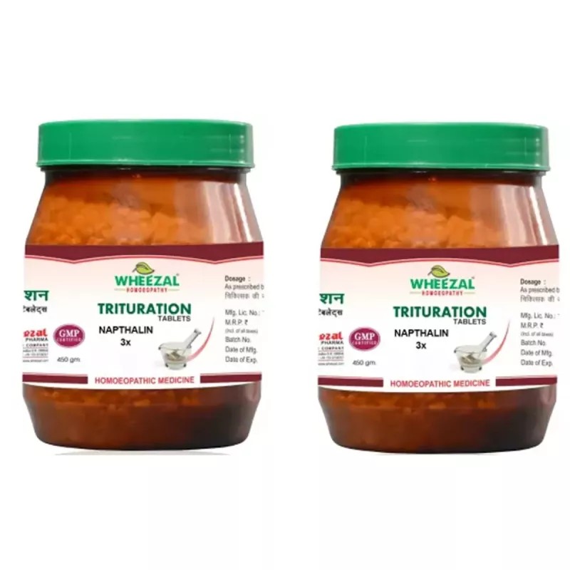 Wheezal Napthalin 3X (450g, Pack of 2)