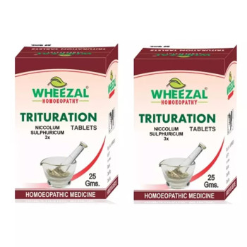 Wheezal Niccolum Sulphuricum 3X (25g, Pack of 2)