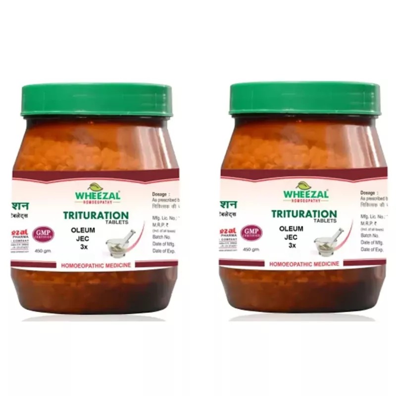 Wheezal Oleum Jec 3X (450g, Pack of 2)