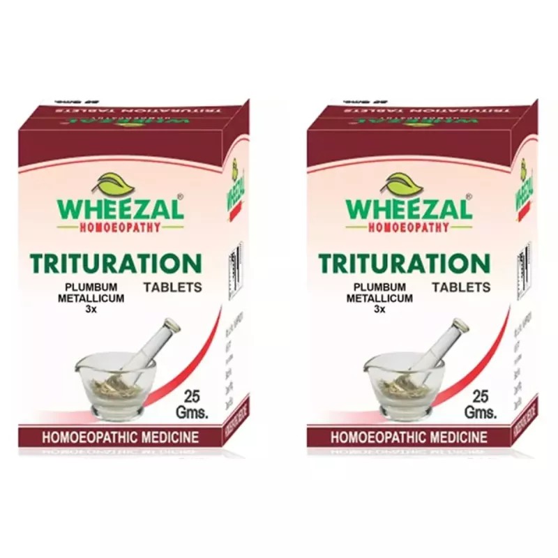 Wheezal Plumbum Metallicum 3X (25g, Pack of 2)