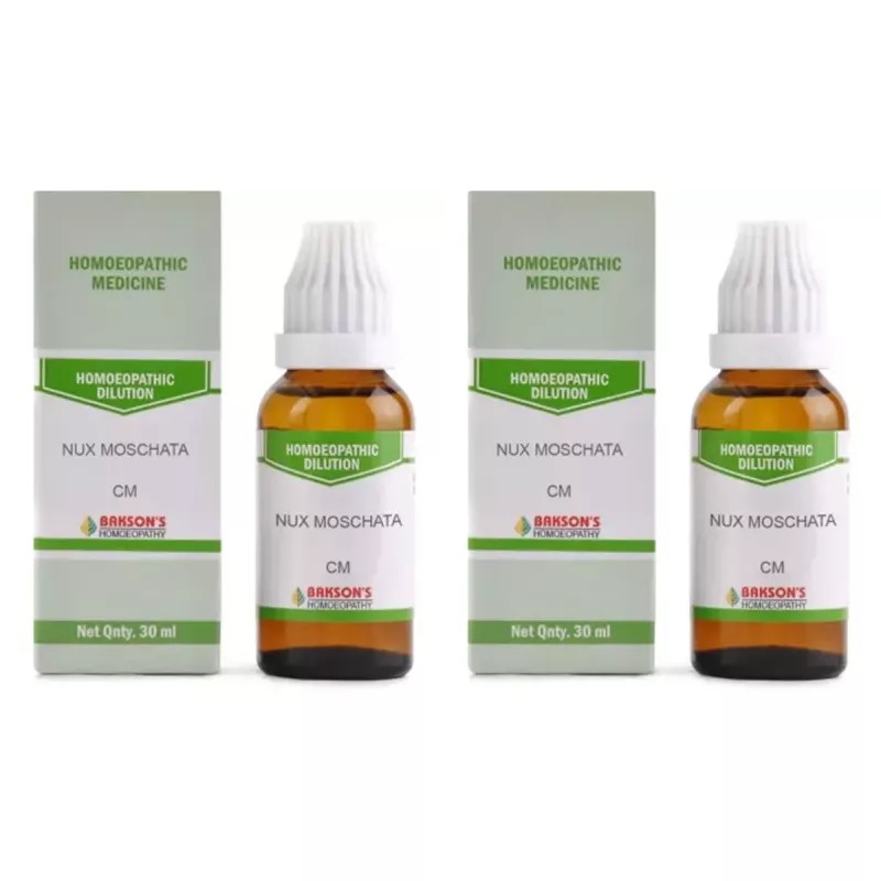 Bakson Nux Moschata CM CH (30ml, Pack of 2)