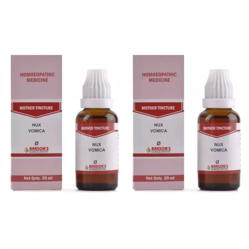 Bakson Nux Vomica 1X (Q) (30ml, Pack of 2)