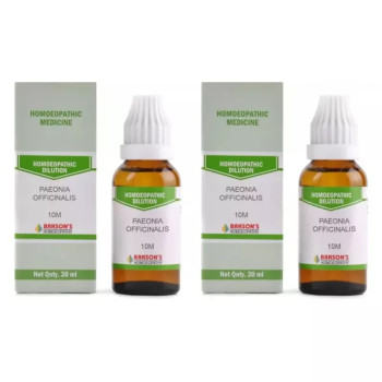 Bakson Paeonia Officinalis 10M CH (30ml, Pack of 2)